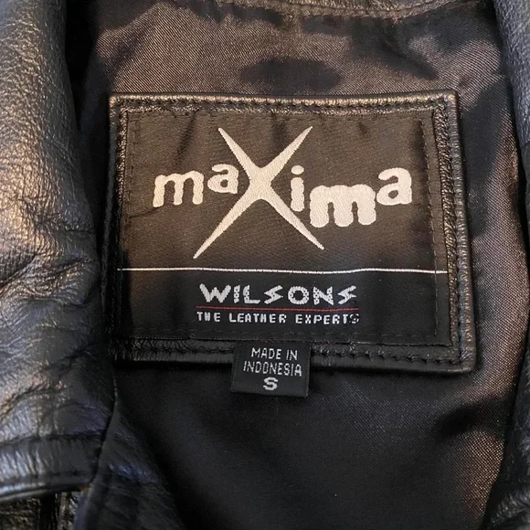 Vintage Maxima Black GENUINE LeathernJacket Women’s Size S Immaculate Condition - Picture 6 of 7